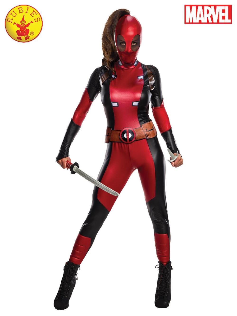 Deadpool Secret Wishes Costume - Ladies-XS, 0883028150144
