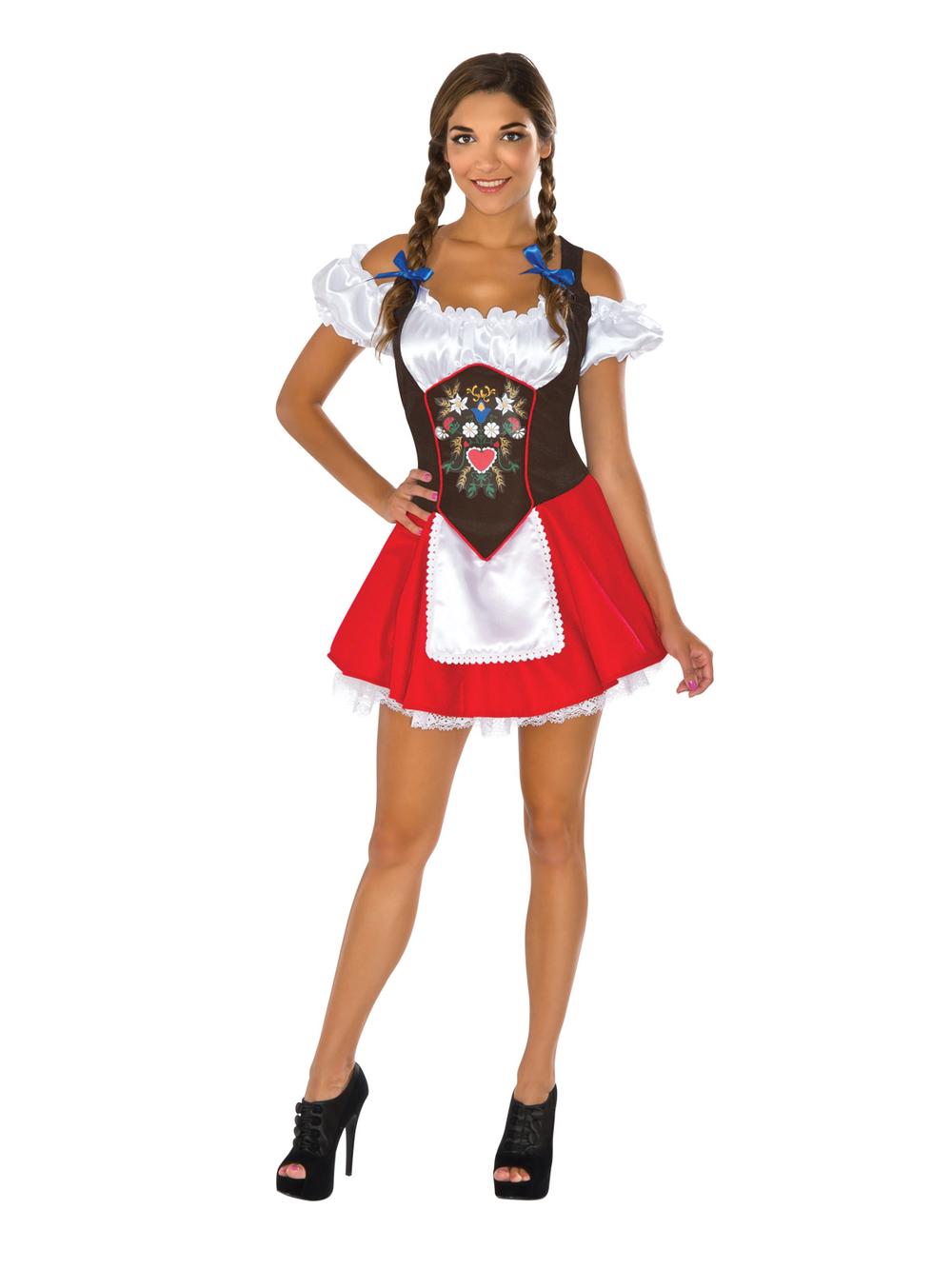 Beer Garden Babe Adult Costume - Standard Size, 0883028156412
