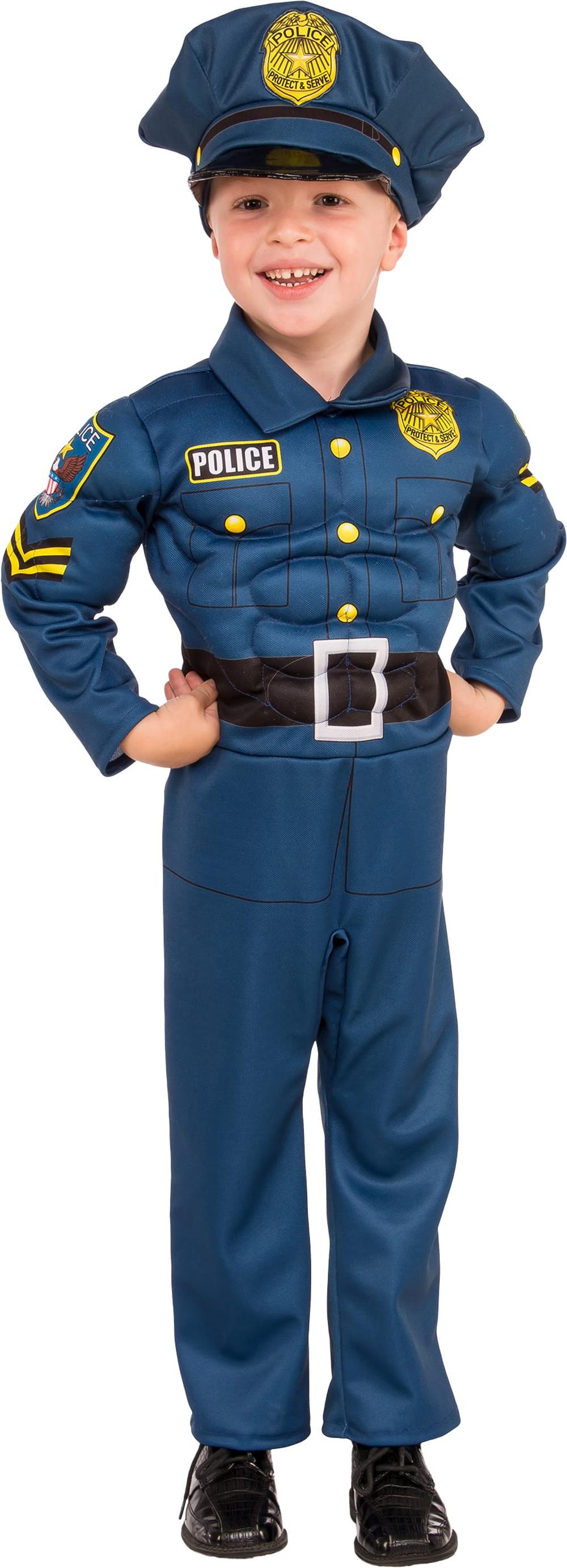 Top Cop Deluxe Policeman Costume, Child, 0883028231997