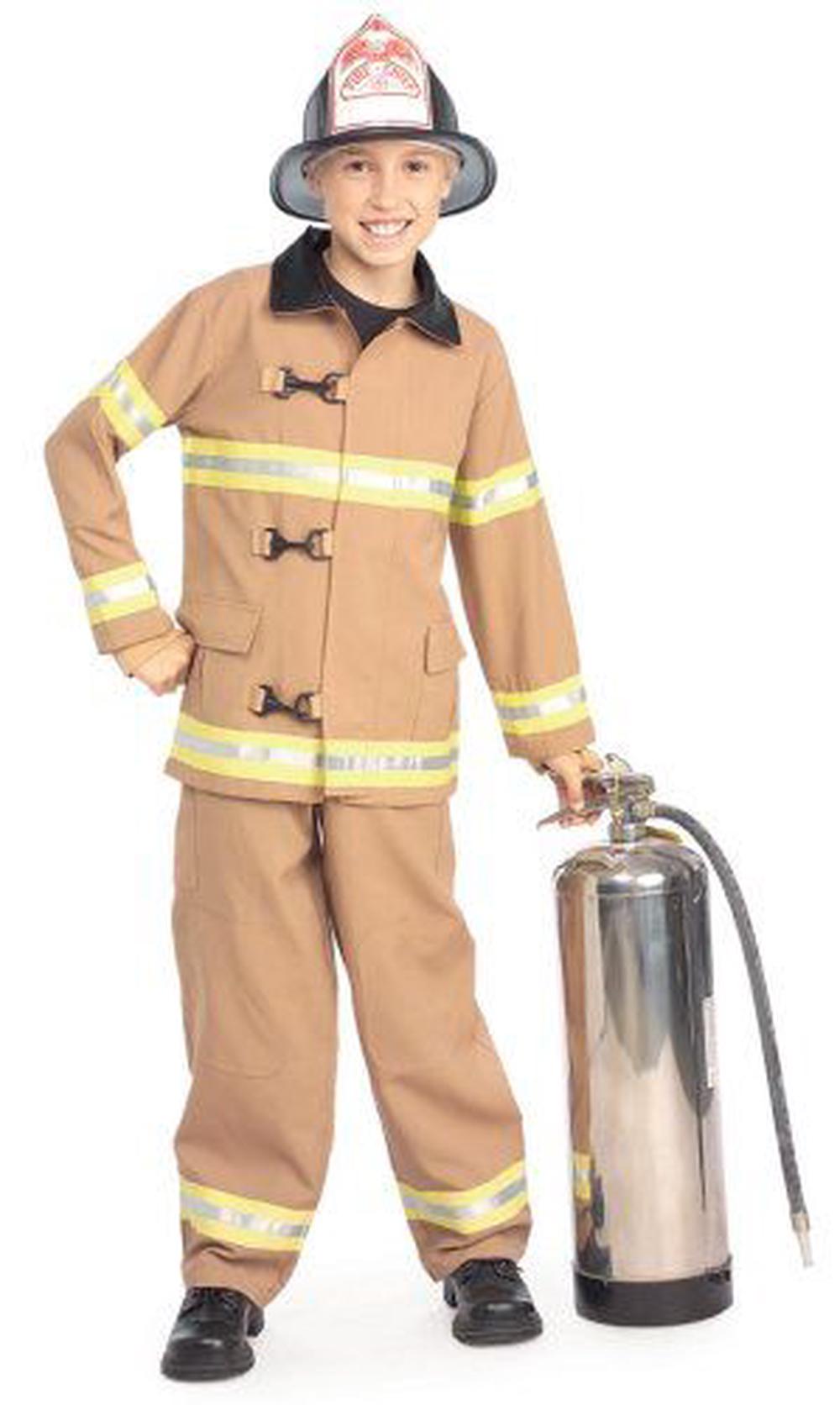 Young Heroes Child's Fire Fighter Costume, Large, 0883028270378