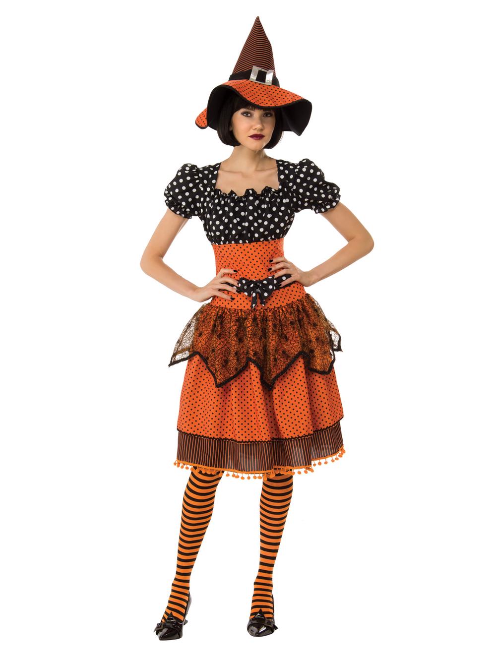 Polka Dot Witch Adult Costume, 0883028301782