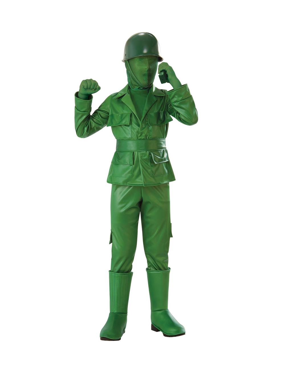 Green Army Costume, Child - Medium, 0883028304745