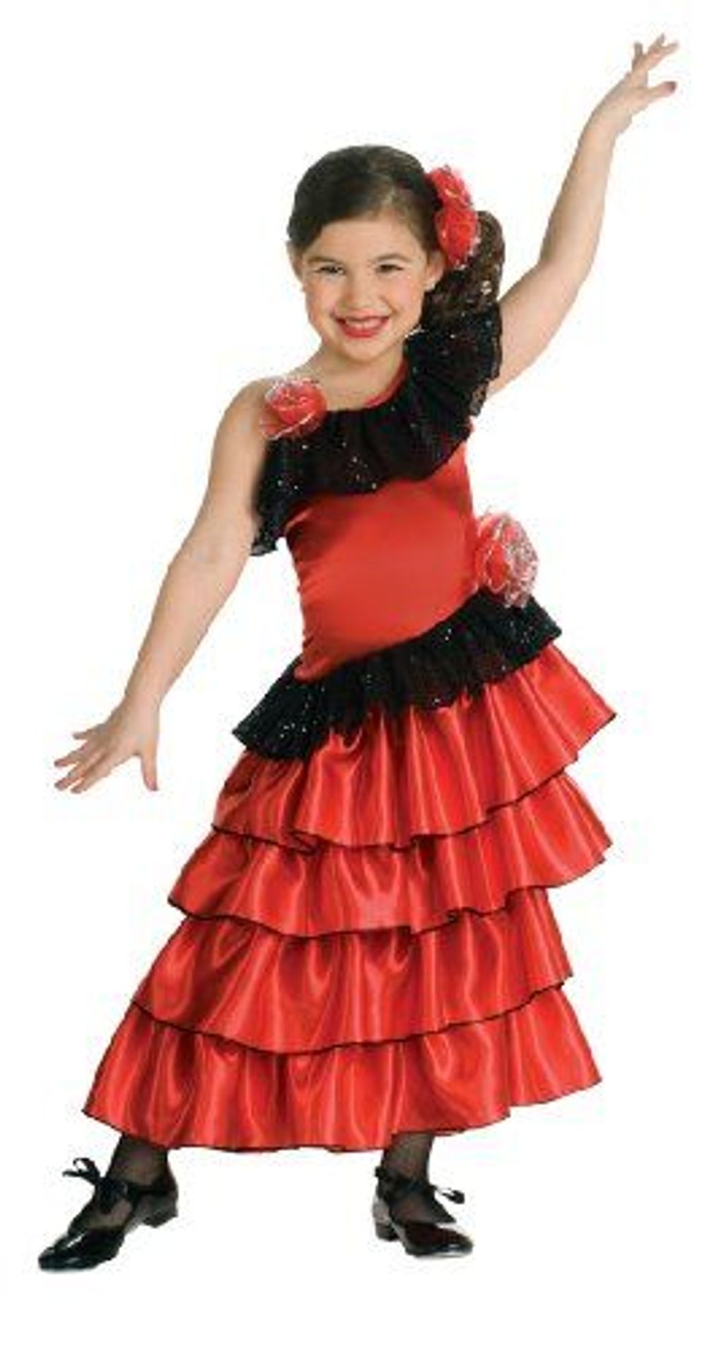 Rubies Child's Red and Black Spanish Princess Costume, Medium by Rubies - ISBN: 0883028305360