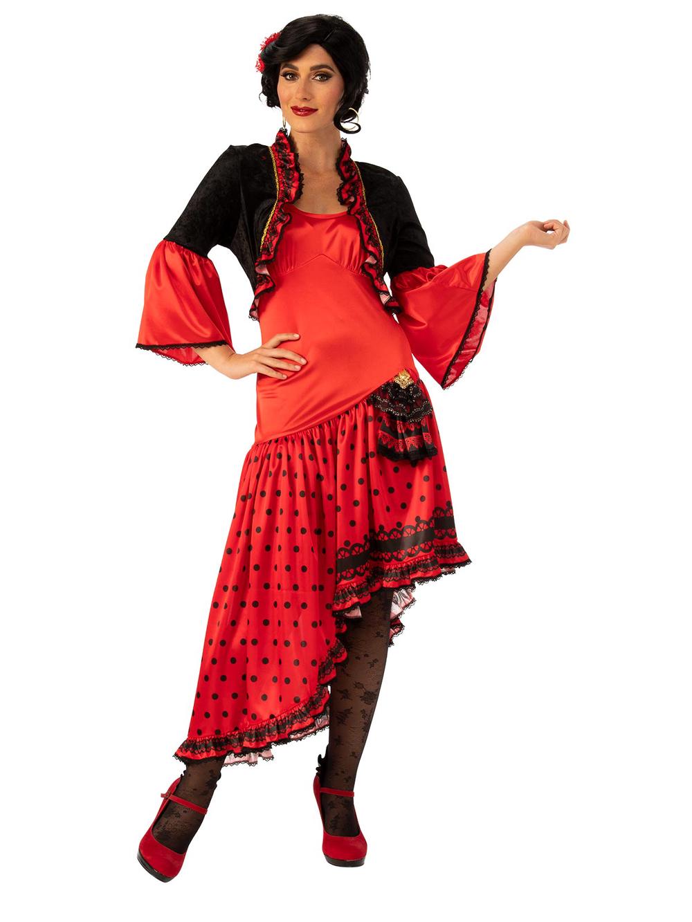 Spanish Dancer Adult Costume, 0883028356980