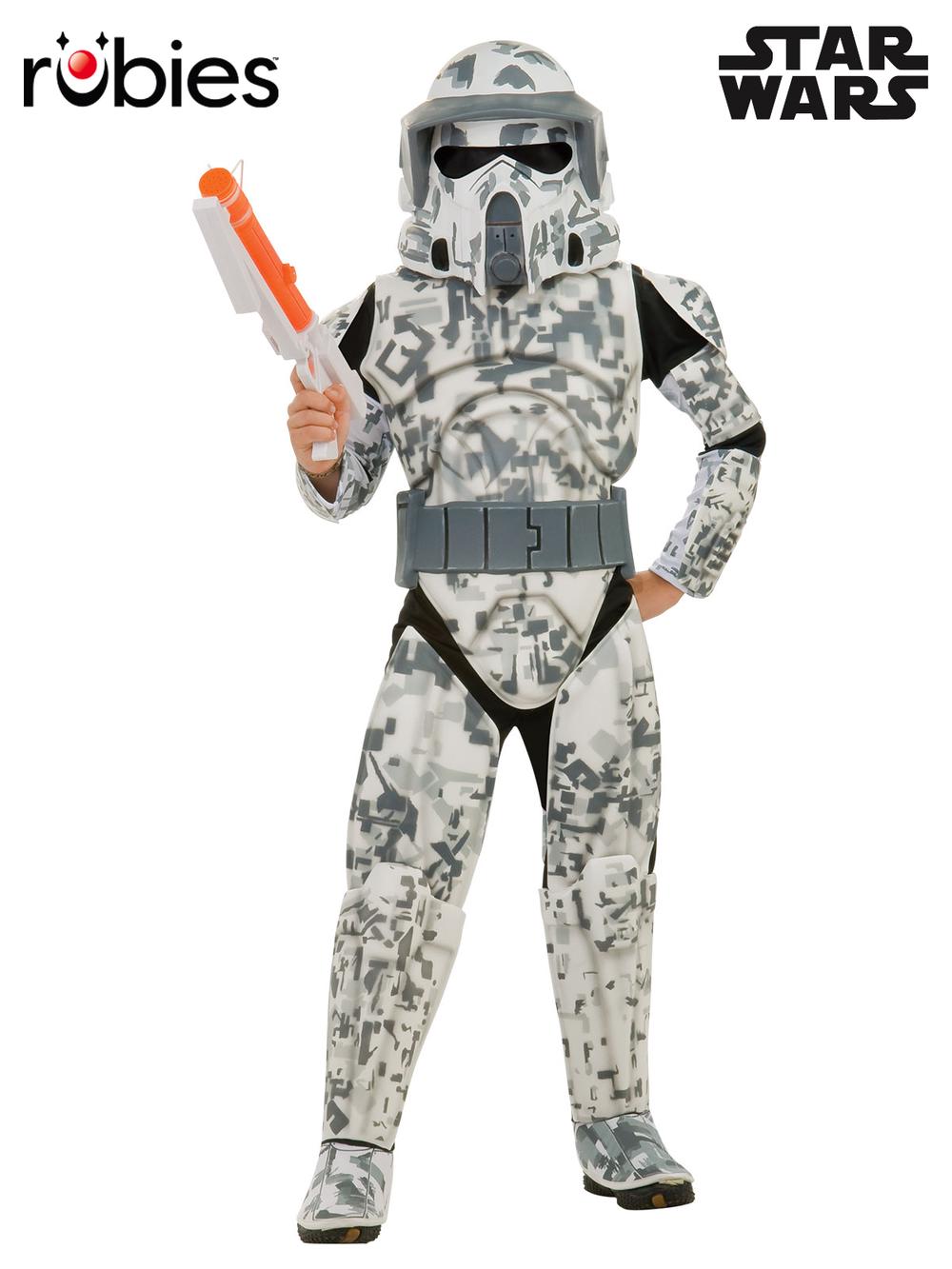 Star Wars The Clone Wars - Arf Trooper Deluxe Costume And Mask, Child - Small, 0883028399154