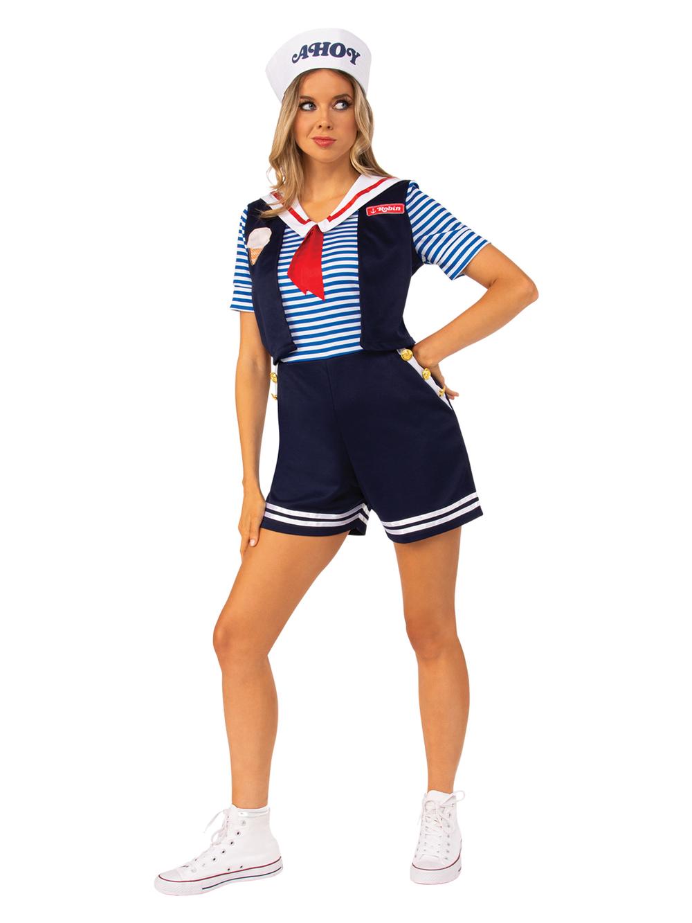 Rubies Stranger Things: Robin Scoops Ahoy Adult Costume - Large, 0883028407880