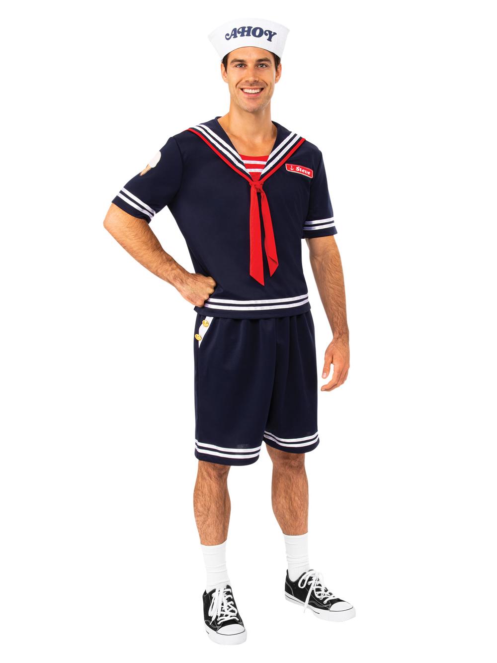 Rubies Stranger Things: Steve Scoops Ahoy Adult Uniform - XL, 0883028407927