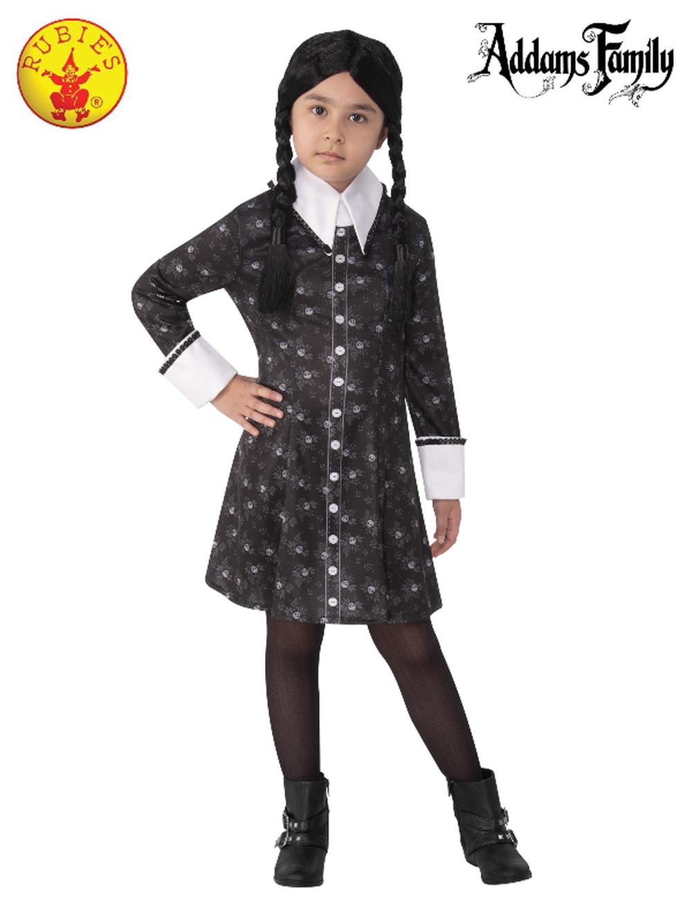 Rubies Wednesday Addams Child Costume - 8-10 Years | Buy online at Tiny Fox