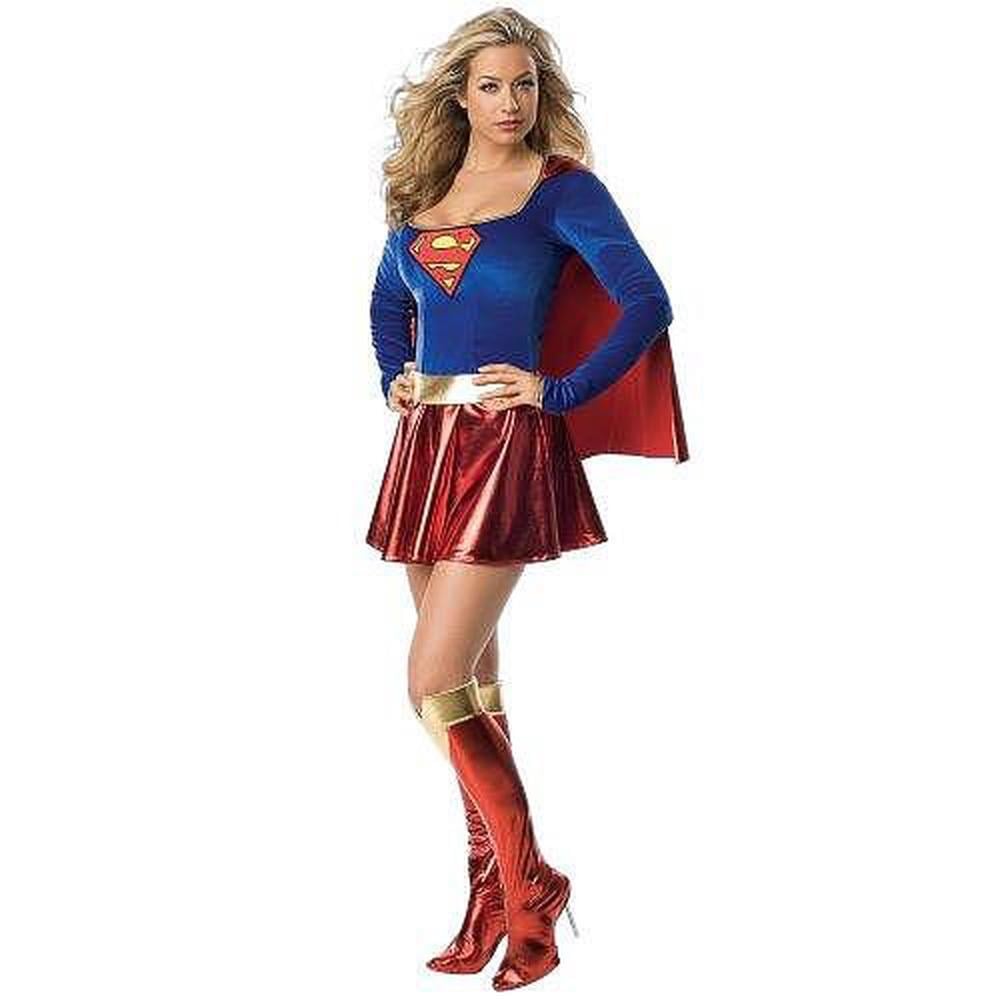 Rubies Dc Comics Womens Supergirl Deluxe Halloween Costume Adult Size Buy Online At The Nile 1891