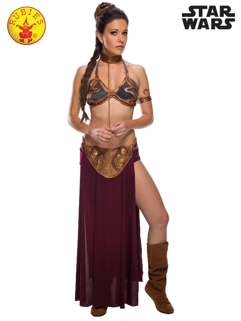 Princess Leia Secret Wishes Slave Costume, 0883028861163