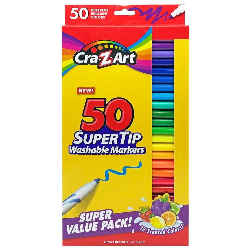 Supertip Washable Markers, 50 Piece, 0884920013285