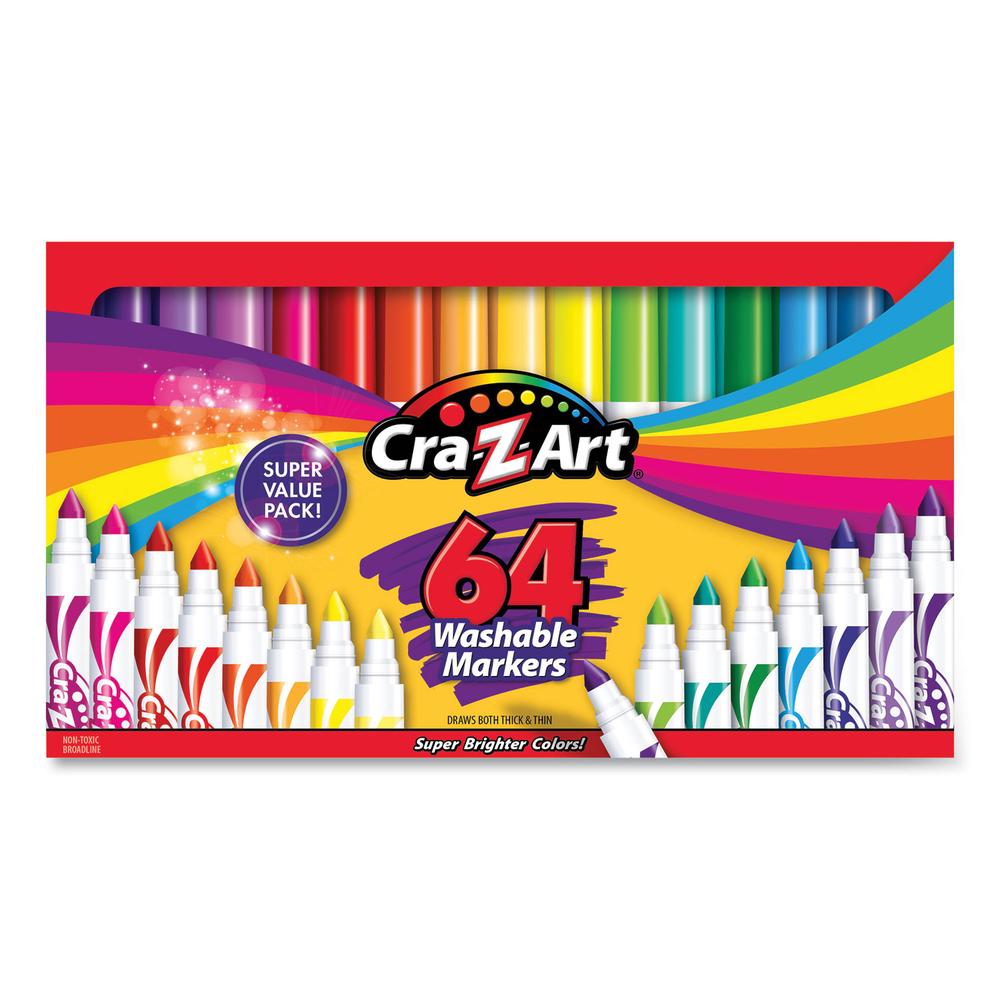 Cra-Z-Art Washable Markers, 64 Piece, 0884920013421