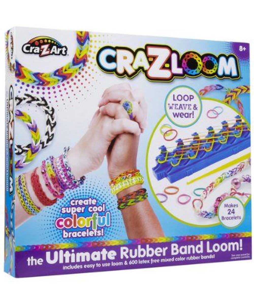 Genuine Cra-z-loom Loop Bracelet Maker Rubber Band Loom Kit 19128 for sale  online