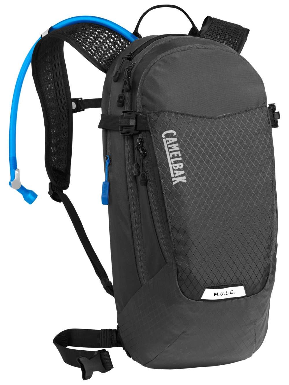 CamelBak Women's M.U.L.E. 12 Hydration Backpack (Charcoal/Black) - 3L, 0886798035055