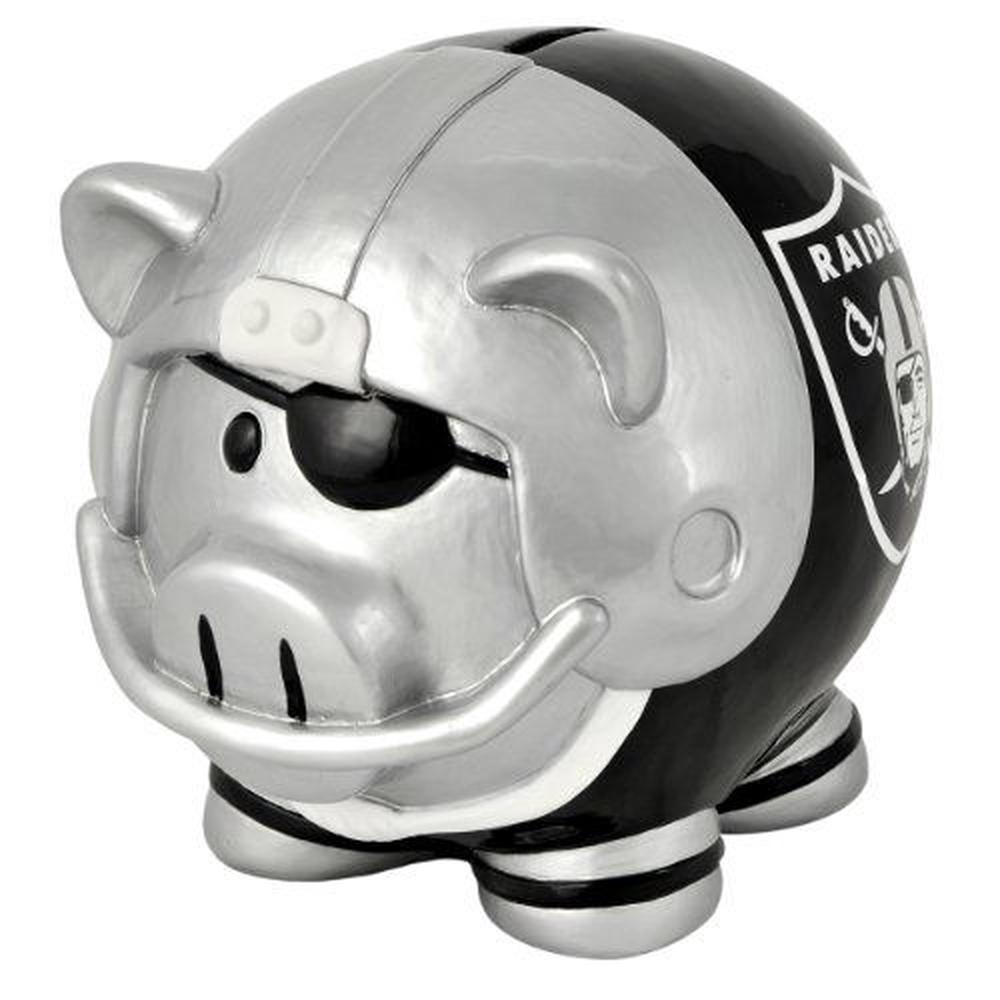 Forever Collectibles NFL Oakland Raiders Resin Large Thematic Piggy Bank Buy online at The Nile