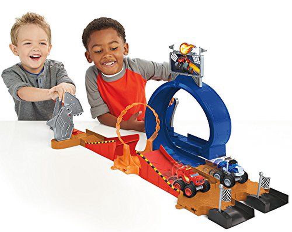 fisher price blaze and the monster machines playset