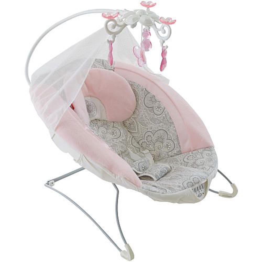 rose chandelier deluxe bouncer