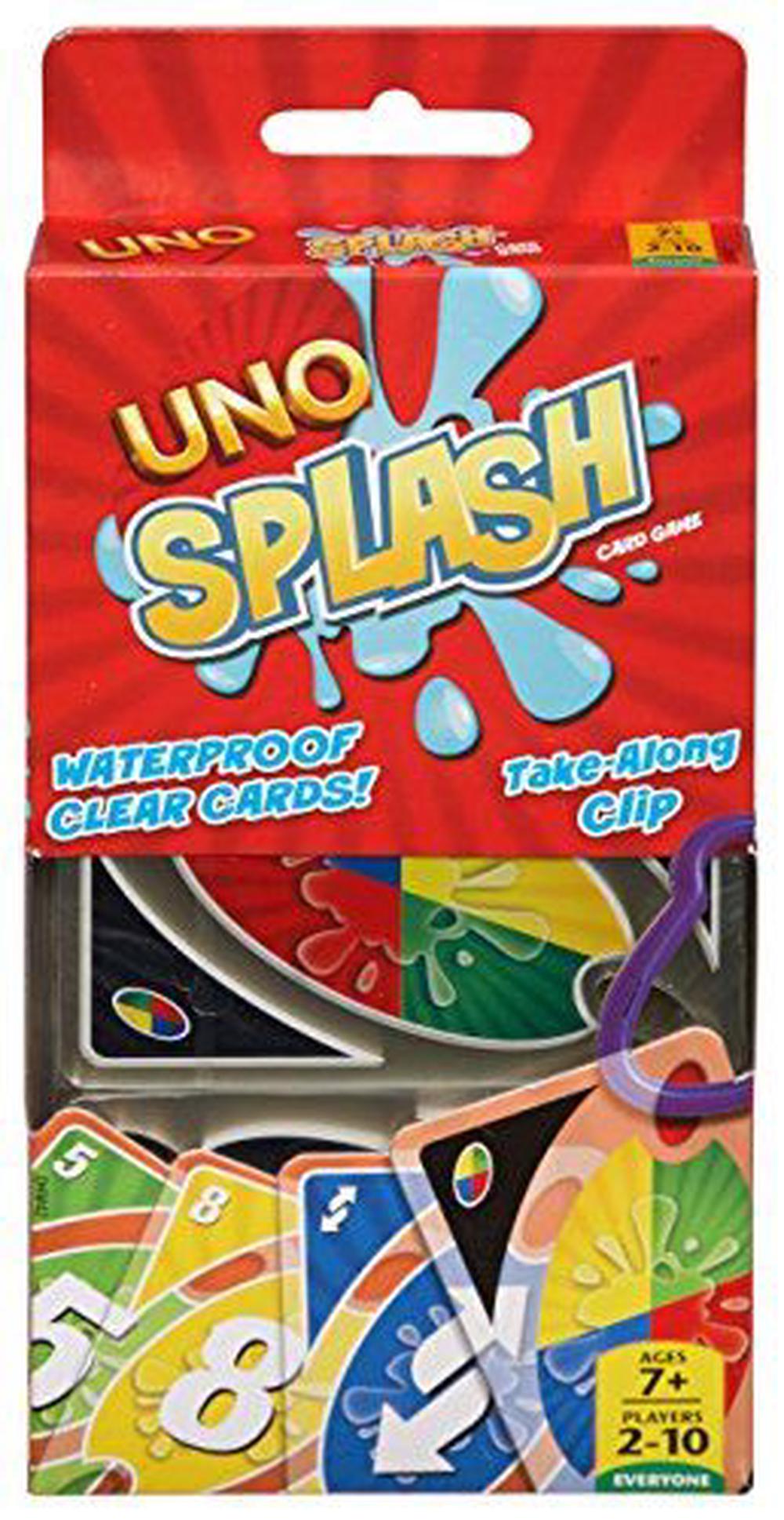 Mattel UNO Splash Card Game, 0887961219708