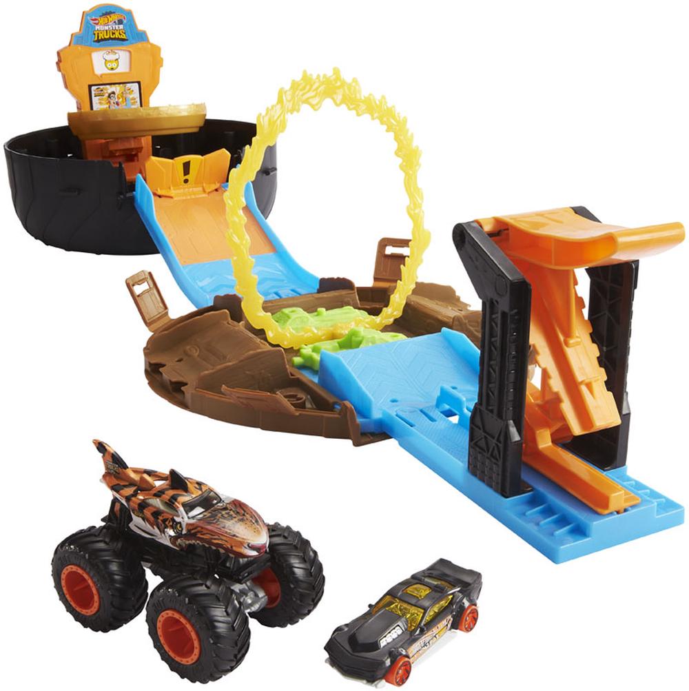 hot wheels monster truck tire playset