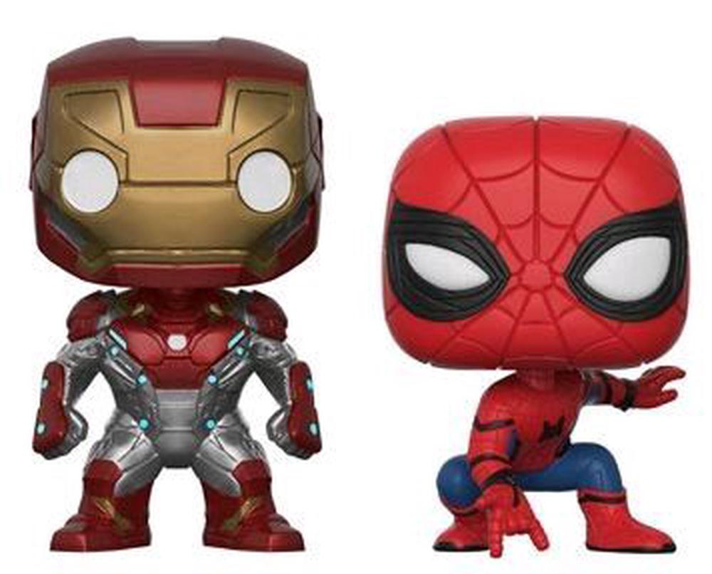 funko pop iron man spider man homecoming