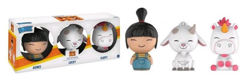 Funko Despicable Me 3 - Agnes, Lucky & Fluffy Dorbz, 0889698141284