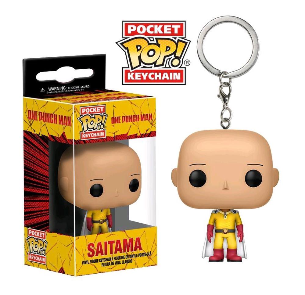 saitama funko keychain