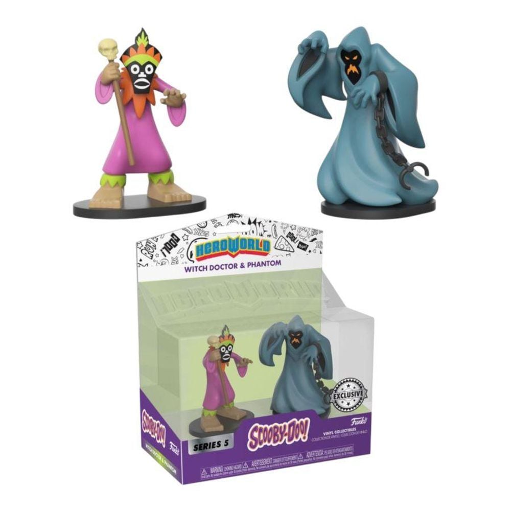 Funko Scooby Doo - Hero World Witch Doctor & Phantom, 2-Pack by Funko - ISBN: 0889698249386