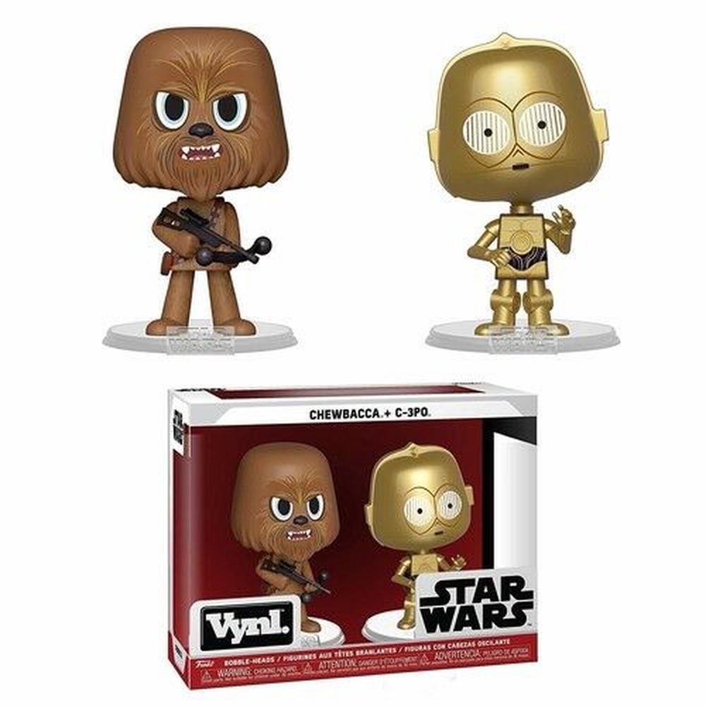 Funko Star Wars - Chewbacca & C-3PO Vynl., 0889698316187