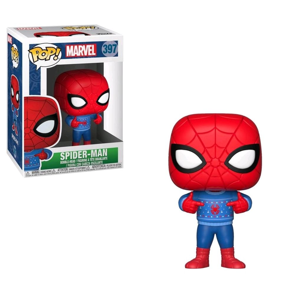 Funko Spider-Man - Spider-Man With Ugly Sweater Christmas Pop! Vinyl by Funko - ISBN: 0889698339834