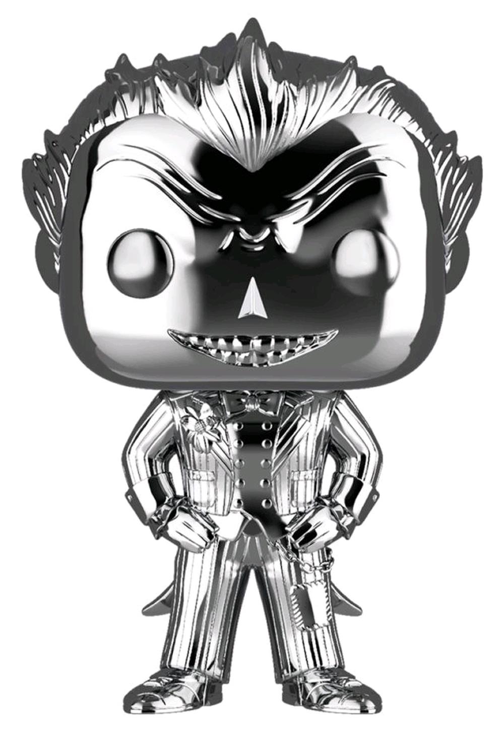 Funko Batman - The Joker Silver Chrome Pop! Vinyl | Buy online at The Nile