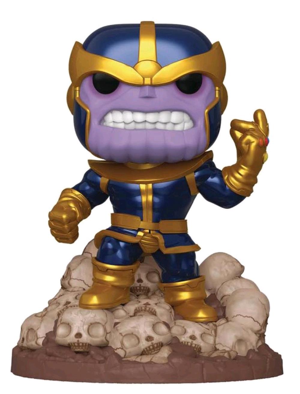 Marvel - Thanos Infinity Saga Metallic 80th Anniversary 6" Pop! Deluxe, 0889698439688