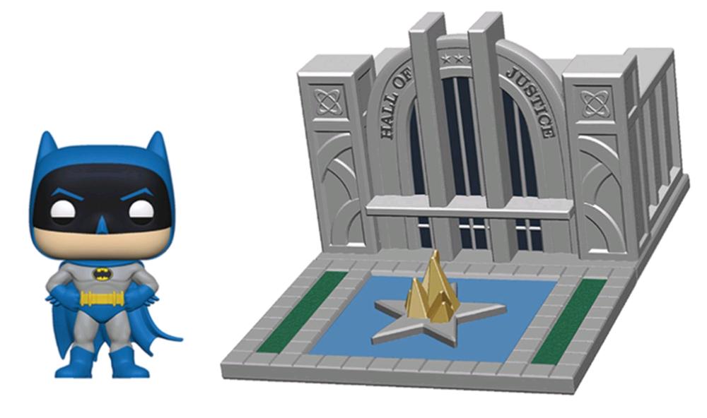 Funko Batman - Batman With Hall of Justice Pop! Town, 0889698444699