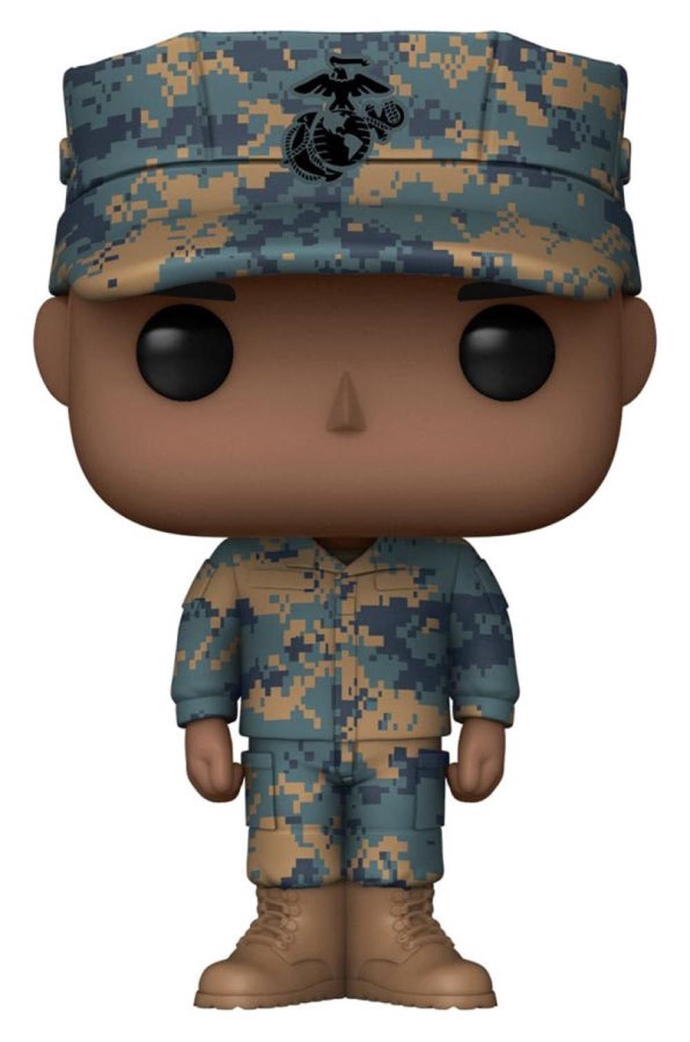 Funko US Military: Marines - Male African American Pop! Vinyl Figure ...