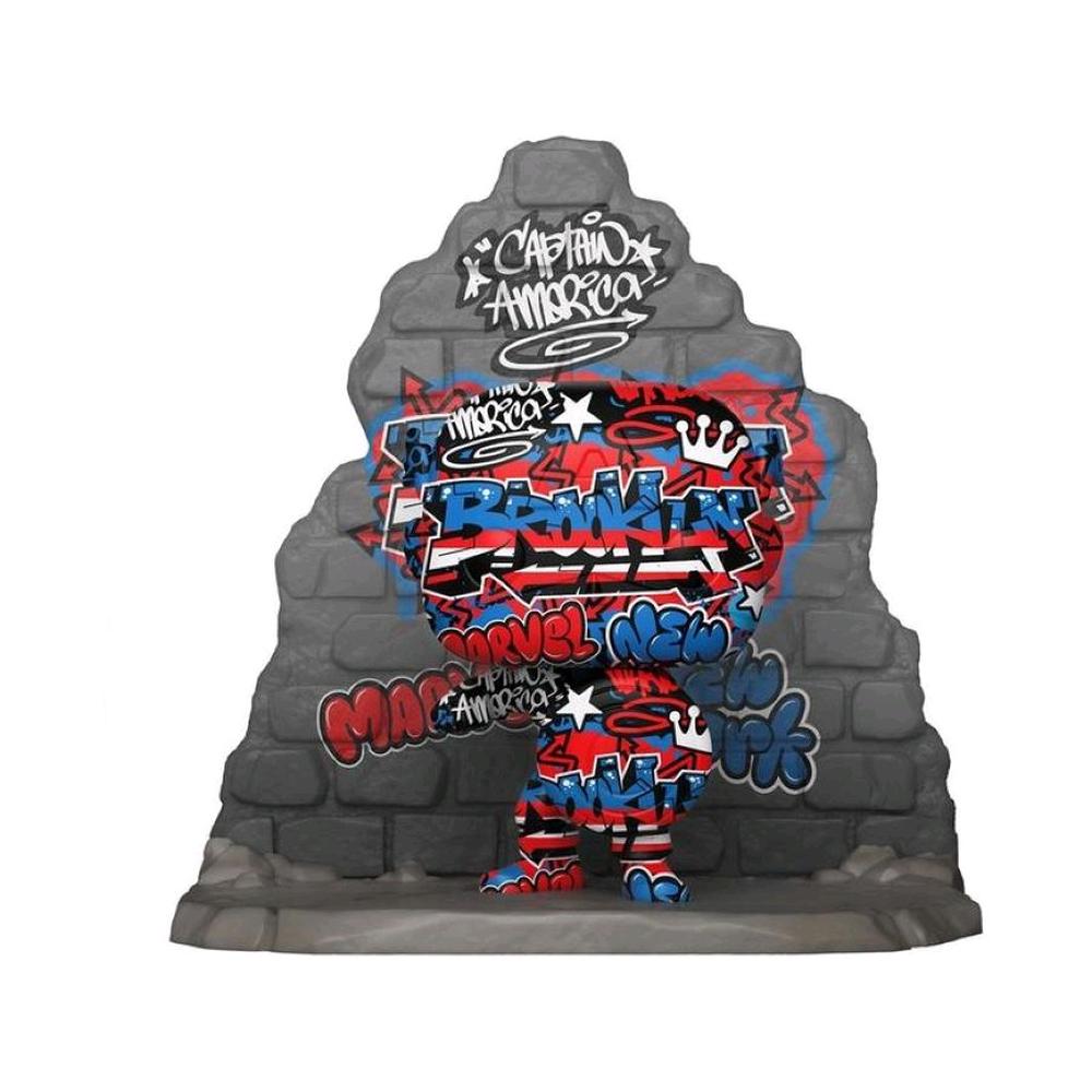 Funko Captain America - Graffiti Deco Pop! Deluxe, 0889698496360