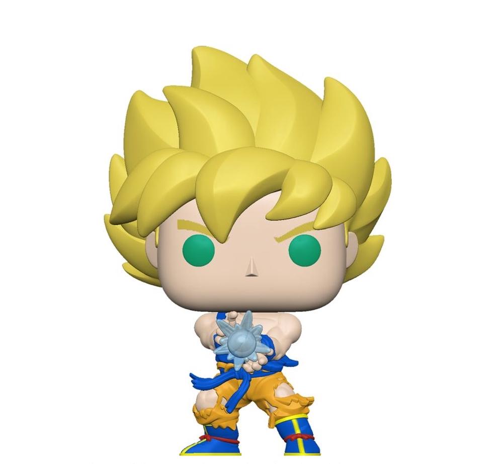 Funko Dragon Ball Z - Super Saiyan Goku With Kamehameha Wave Glow Pop ...