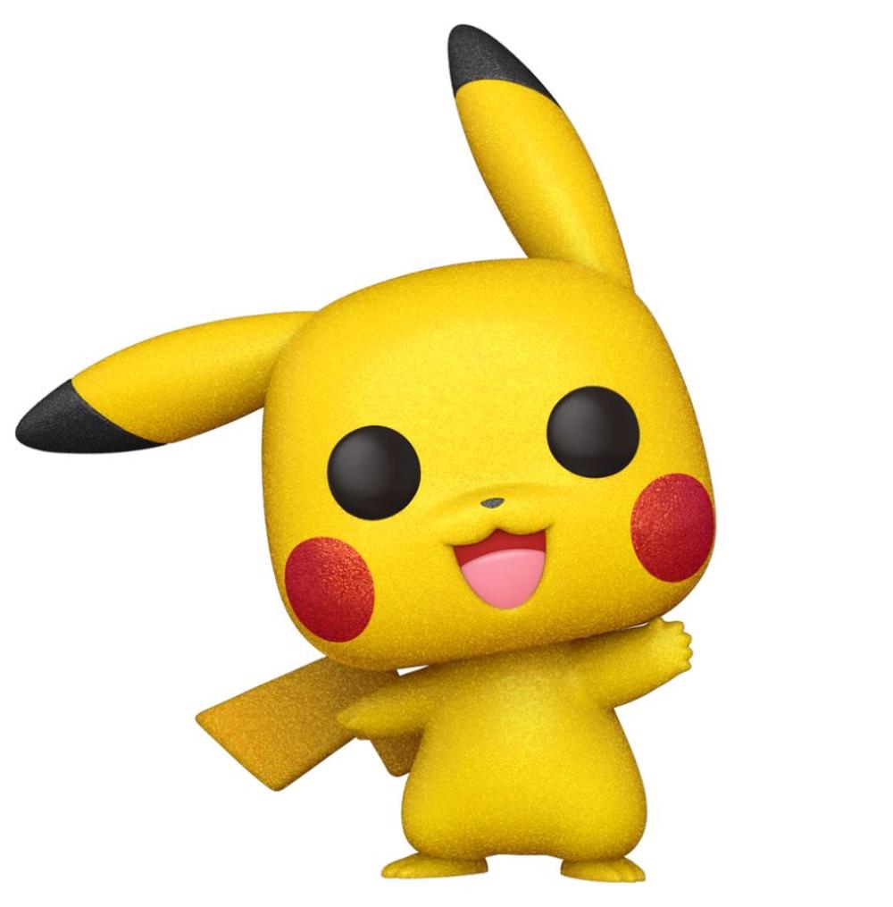 Funko Pokemon - Pikachu Waving Diamond Glitter Pop! Vinyl Figure, 0889698560436