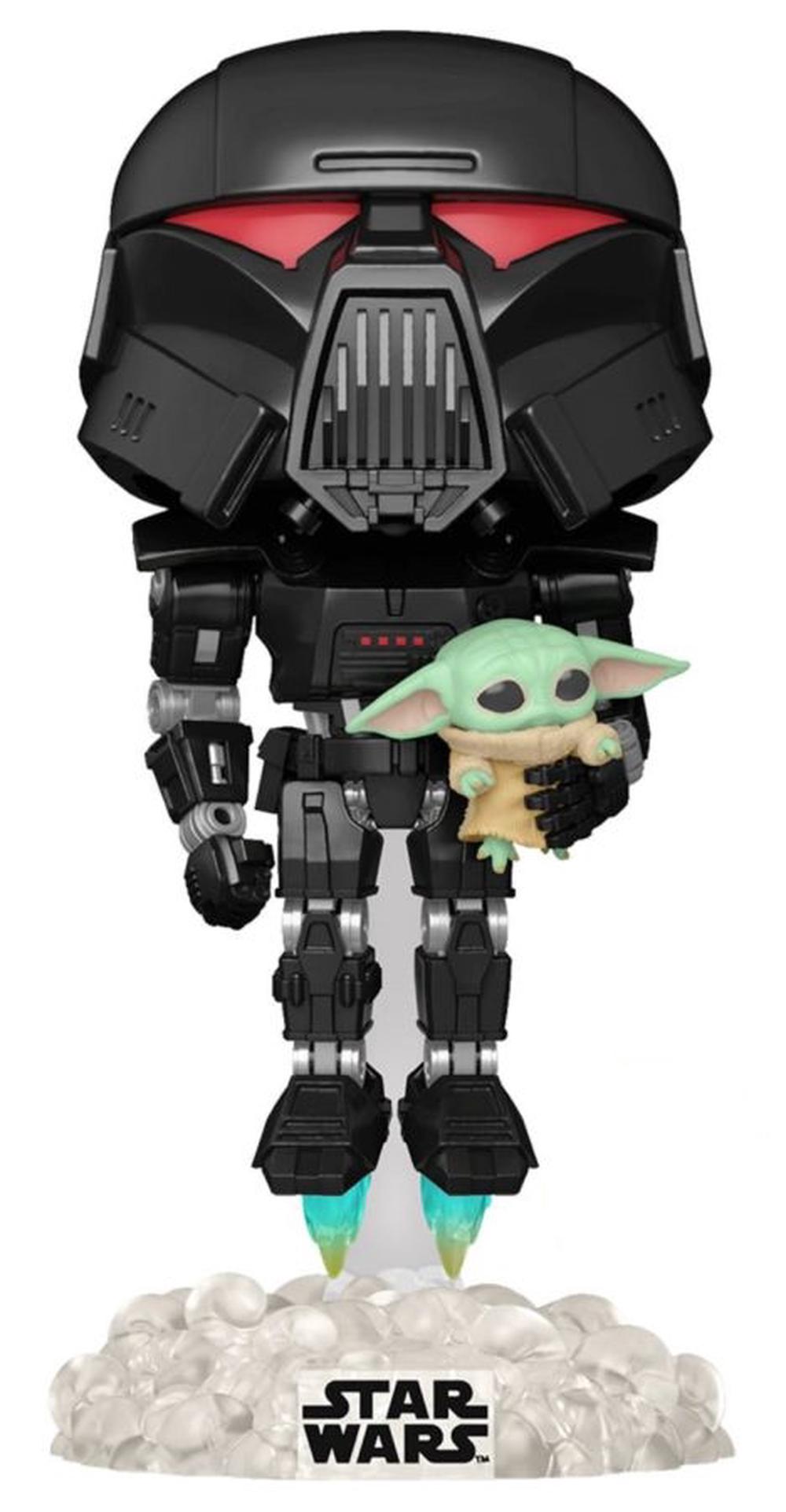 Funko Star Wars: The Mandalorian - Darktrooper & Child Glow Pop! Vinyl, 0889698582865
