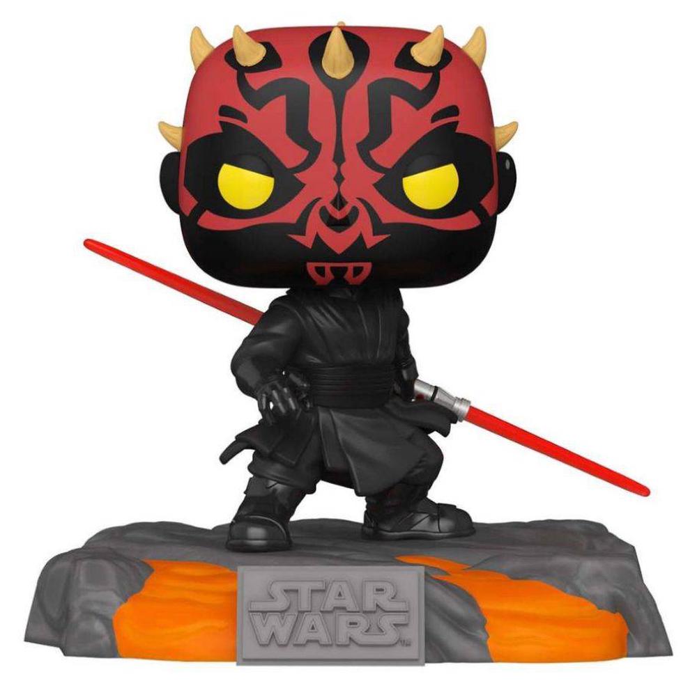 Funko Star Wars - Red Saber Series: Darth Maul Glow Deluxe Pop! Vinyl ...