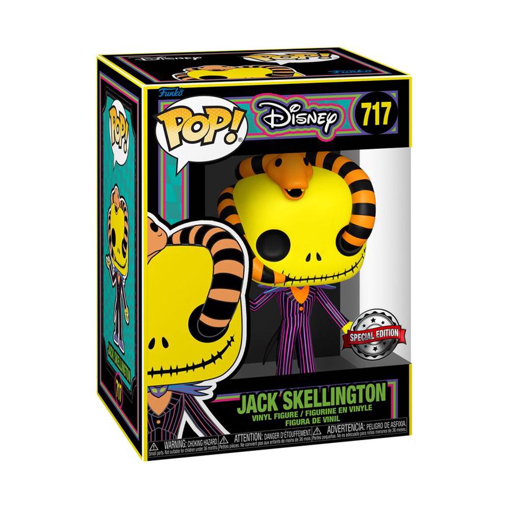 Funko The Nightmare Before Christmas - Jack With Snake Black Light Pop! Vinyl, 0889698649643