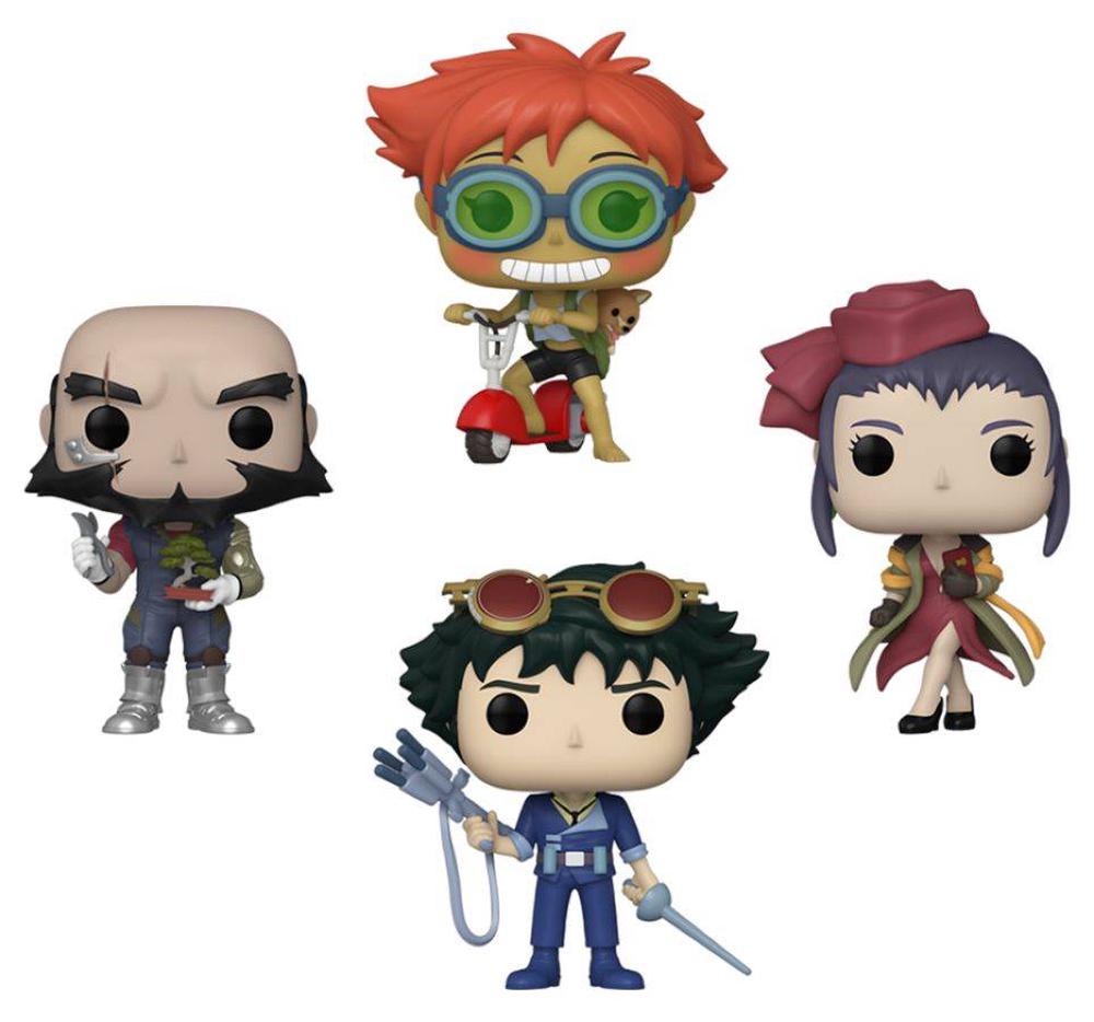 Funko Cowboy Bebop - Bebop Pop! Vinyl, 4 Pack, 0889698666305