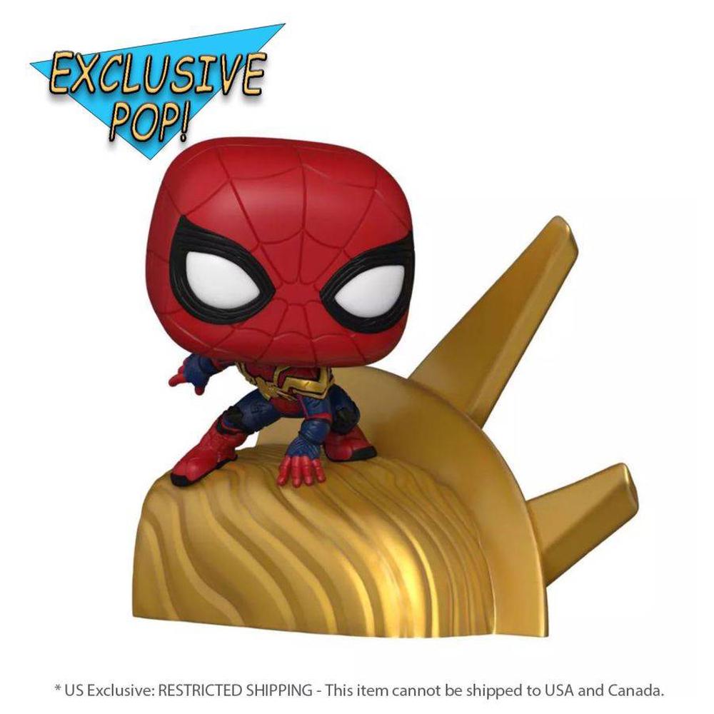 Funko Spider-Man: No Way Home - SpiderMan Build-A-Scene Deluxe Pop! Vinyl - 11.2cm, 0889698683876