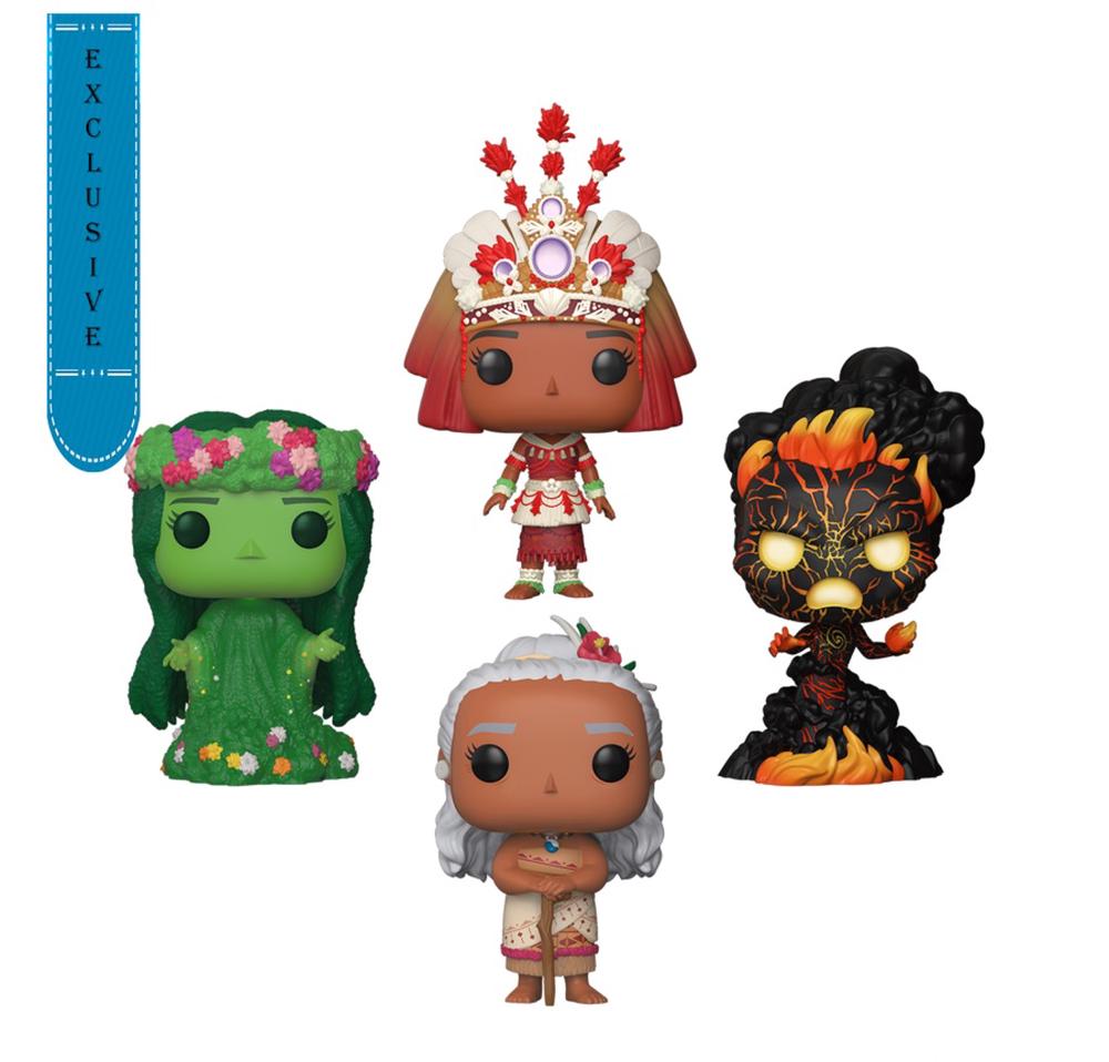 Funko Moana - Pop! Vinyl, 4 Pack, 0889698691437