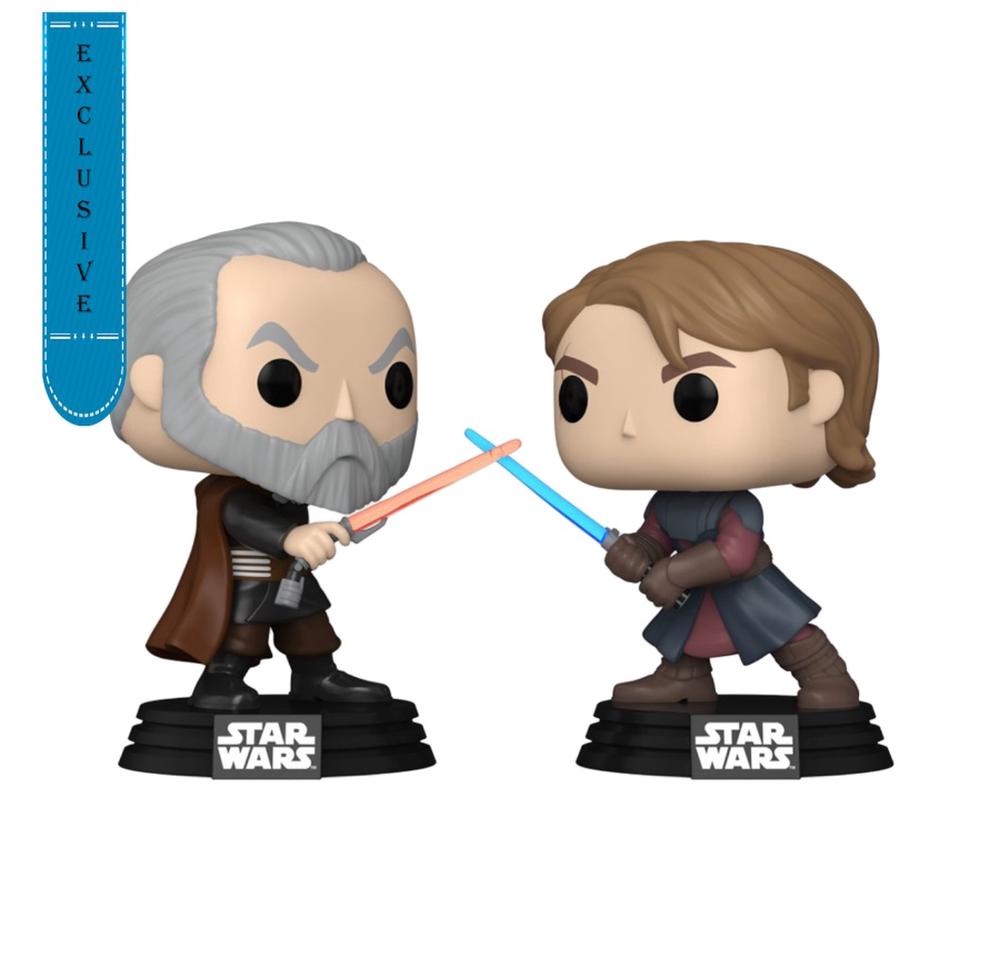Star Wars: Clone Wars - Anakin Skywalker Vs Count Dooku Pop!, 2 Pack, 0889698743280