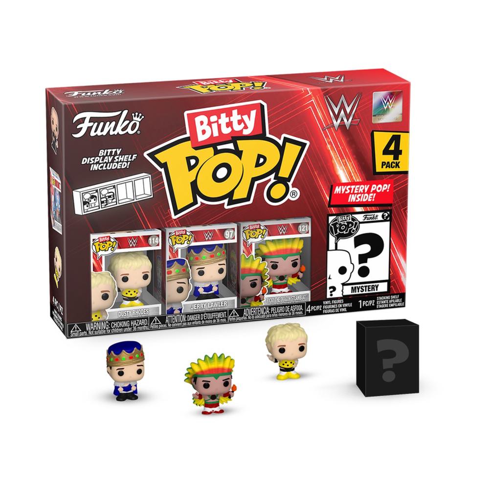 Funko WWE - Dusty Rhodes Bitty Pop!, 4 Pack, 0889698754620
