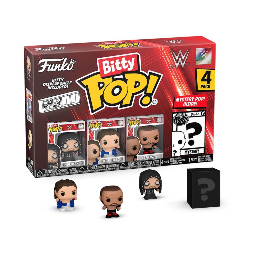 WWE - The Undertaker Bitty Pop!, 4 Pack, 0889698754644
