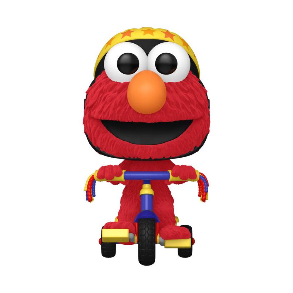 Sesame Street - Elmo on Trike Flocked Pop! Ride, 0889698767811