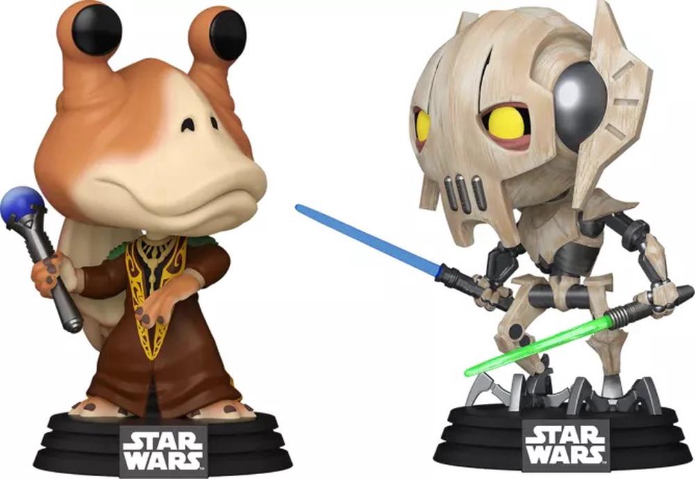 Star Wars: Clone Wars -JarJar/Grievous Pop!, 2 Pack, 0889698768627