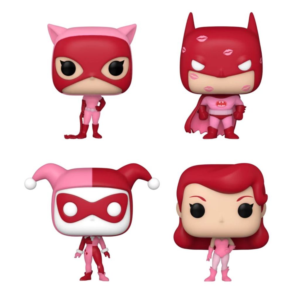 Funko DC Valentines 2024 - Pocket Pop Heart Box, 4 Pack by Funko - ISBN: 0889698789233
