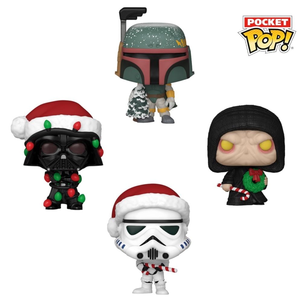 Funko Star Wars - Holiday Tree Box Pocket Pop!, 4 Pack by Funko - ISBN: 0889698799324
