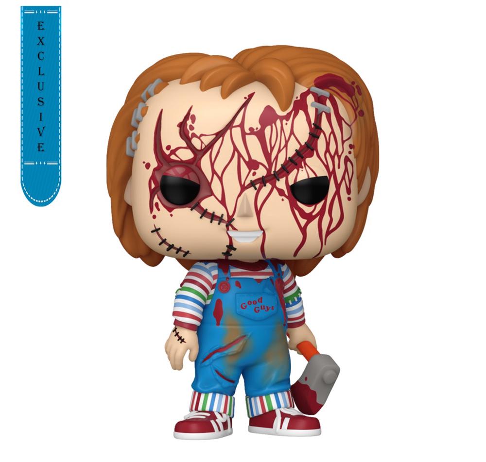Funko Child's Play 4 - Chucky (Battle Damaged) Pop! - 4.1 Inch, 0889698843898